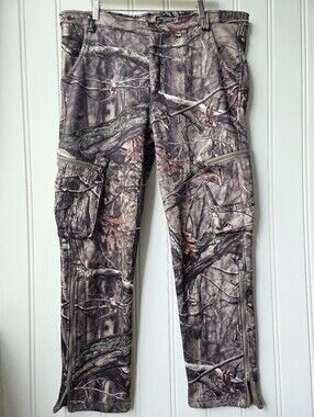 Huntworth Seneca Midweight Soft Shell Fleece Hunting Camo Pants Mens 2XL